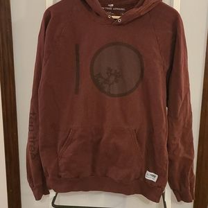 Burgundy Ten Tree hoodie